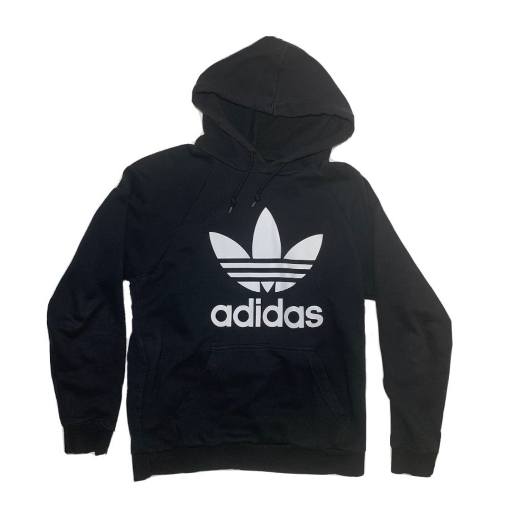 Adidas Men Black Hoodie Size Medium